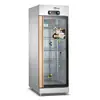 Gabinete de Desinfecção Comercial Vertical Porta Dupla UV Ozônio Secagem com Ar Quente Aço Inoxidável Louças Melamina Gabinete de Desinfecção