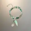 Pulsera de Perlas de Durazno Estilo Dulce y Femenino Más Vendida Diseño de Instagram Pulsera para Mejor Amiga de Estudiante Regalo de Cumpleaños