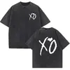 Camiseta Lavada The Weeknd Xo Merch de The Weeknd Unisex Casual