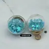 Colgante de Lentejuelas Estrella de Cinco Puntas de Bola de Cristal Accesorios de Joyería para Pendientes Hechos a Mano Llavero Planeta