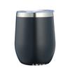 Venta Caliente de Amazon Taza de Huevo de 12oz Doble Capa Acero Inoxidable 304 Termo de Vacío Taza de Huevo en Forma de U de Plástico con Pintura en Spray