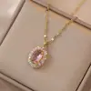 Collar para Mujer, Nuevo Colgante de Amor Transfronterizo de Moda, Diseño Nicho, Collar de Cadena para Clavícula Simple y Versátil