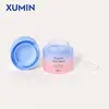 En Stock Botellas de Empaque Xumin Cosmetics 50g Frasco de Crema PP Escarchado Transfronterizo Doble Capa Redondo Recto Frasco para Crema Facial Hidratante