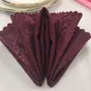 Panos de Boca Jacquard de Poliéster para Festa de Casamento, Banquete, Hotel, Uso Doméstico - Venda por Atacado