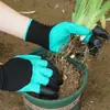 Guantes de jardinería transfronterizos para cultivar verduras, guantes protectores para trabajos agrícolas, plantas en maceta, cavar tierra, resistentes al desgaste, con garras, guantes de protección laboral