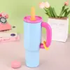 Taza de coche de acero inoxidable de gran capacidad con asa, vaso de hielo de alto valor estilo dopamina, taza de coche portátil
