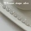 Brincos de Alta Qualidade Estilo Ins Coreano Prata Esterlina S925 Tamanho Pequeno Contas Redondas Brincos Vazados Nicho Elegante Versátil