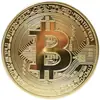 A NOSOTROS. Moneda de Oro Bitcoin Bit Coin Moneda de Oro Bit B Moneda Extranjera Vendido Seguro Pequeños Regalos