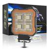 DxzImpuestos No IncluidosLuz de Trabajo LED Cuadrada Paladin de 4 pulgadas, Iluminación Intermitente y Constante, con Apertura Luz Todoterreno