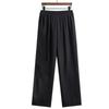 Pantalones para Hombres de Mediana Edad y Mayores Traje Tang Algodón Lino Estilo Chino Pantalones Casuales Hanfu Chino Famoso Estilo Étnico talla grande Pantalones Delgados