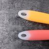 Raspador de silicona integrado pala resistente a altas temperaturas espátula para pastel y crema raspador mezclador para turrón y galleta de copo de nieve borrador