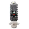 Faro Modificado para Motocicleta P15D Ba20D 8-80V Lente Blanco y Amarillo Foco Luz Larga y Corta Integrada Rojo y Azul H4