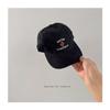 Boné de Baseball Infantil Bordado com Letra e Logo de Basquete Casual Versátil Unissex Vintage Bico de Pato Venda por Atacado de Dongdaemun