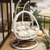 Cadeira de Cesto Suspensa para Exterior, Cadeira Baloiço Ninho de Pássaro para Casa, Cadeira de Rattan, Baloiço Duplo para Jardim, Rede de Descanso para Interior, Sofá Preguiçoso para Varanda