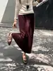 Hongmi Apparel/ Saia de Tricô Feminina Saia Longa de Inverno Estilo Coreano Slim Fit Saia Evasê Quente Emagrecedora Bodycon