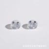 Plata de ley S925 tapón de silicona para oreja accesorios para pendientes DIY tapa trasera antideslizante anticaída para oreja tapón de pendiente de plata de ley venta al por mayor