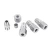 304 Stainless Steel Single Collar Terminal Fitting Marine Single Sleeve Seal Single Clamp Straight-through Fitting External Thread