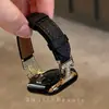 Correa de Lujo Ligero con Hebilla H Incrustada de Diamantes Adecuada para Xiaomi Mi Band 9 Pro, Correa de Cuero Patrón Lichi 8 Pro, Pulsera Redmi 654