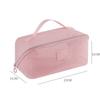 Bolsa de Cosméticos Transparente de Malla Transfronteriza Gran Capacidad Sentido Avanzado Clasificada Multicapa Bolsa Multifuncional para Cosméticos Mujeres Portátil