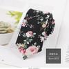 Corbata de algodón estampada de moda informal de 6 cm con diseño de flechas para hombre, estilo floral, con estampado de flores Spot Direct