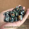 Acessórios para Pingente de Agata Dzi de Xizang Atacado Chaveiro DIY Estrela e Lua Acessórios Bodhi Dzi de Três Olhos Contas Soltas