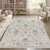 Alfombra Lavable Imitación Cachemir Más Vendida Transfronteriza, Resistente a Manchas y Fácil de Mantener, Felpudo de Área Grande para Uso Doméstico, Alfombra de Sala de Estar de Cobertura Completa