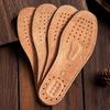 Plantillas de cuero acolchadas de cuero para hombre y mujer que absorben la humedad, transpirables, desodorantes, plantillas de cuero para todas las estaciones, plantillas deportivas, venta al por mayor de fábrica