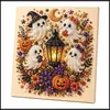 Nuevas Pegatinas de Perlas de Halloween Transfronterizas 5D Creativas Hechas a Mano Día de la Independencia Americana Pintura de Diamantes DIY Manualidades para el Hogar