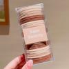 Ning Sheng Paquete de 20 ~ Anillo para el Cabello Simple de Color en Caja Grande de Alta Calidad Anillo Súper Elástico para el Cabello