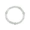 Pulseira de Prata Esterlina 925 de Cintura Alta com Jade Hetian Nova Pulseira Chinesa Tianshan Verde Gelo Festival Ins Marca Fengfu Pulseira