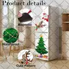 Adesivos de Carro de Natal Conjunto de Adesivos Magnéticos Impermeável e Resistente ao Sol Porta de Garagem de Metal Geladeira Janela Adesivos de Decoração de Feriado