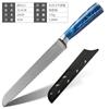 Patrón Damasco Mango de Resina Cuchillo de Chef Cuchillo de Fruta Cuchillo de Acero Inoxidable Juego de Cuchillos Cuchillo Japonés Cuchillo Sande Cuchillo de Cocina