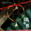 Pulsera de Cuerda Colorida del Festival del Bote del Dragón Bolsita Pequeña del Festival del Bote del Dragón Zongzi Pequeño Cuerda para la Mano Cabeza de Tigre Festival de Mayo Cuerda Colorida Terminada Pequeños Regalos