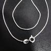 Acessórios de joias da moda Colar de corrente S925 banhado a prata Corrente de osso de cobra All-match Fashion Fresh and Sweet Necklace