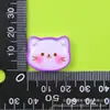 Desenho animado fofo linha brilhante cabeça de animal resina acessórios diy gel creme presilha de cabelo material furo sapatos atacado