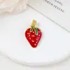 Collar Colgante de Fresa de Moda para Mujer - Estilo Fresco de Verano, Sensación de Alta Gama, No se Desvanece, Accesorio Versátil para Mujer