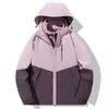 Chaqueta de Trabajo Tres en Uno Desmontable de Dos Piezas a Prueba de Viento Cálida para Otoño e Invierno con LOGOTIPO Estampado y Bordado