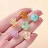 Cuentas de Estrella de Cinco Puntas Imitación Piedra Acrílico Transparente Manchado Accesorios Hechos a Mano para Cadena de Teléfono Móvil DIY Accesorios de Joyería con Cuentas