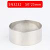 Molde para pan Saneng de tambor, círculo de mousse redondo de acero inoxidable, aro para tarta SN3476, molde para galletas, molde cortador, utensilios de horneado