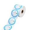 Etiqueta en rollo etiqueta de papel estucado etiqueta de certificado se puede personalizar según sea necesario/etiqueta electrónica autoadhesiva Jiangsu