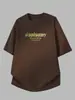 Camiseta Pesada de Algodón Puro Estilo Americano 260g para Hombre, Top Holgado de Manga Corta, Camiseta Japonesa de Moda con Estampado, 100% Algodón, Manga Media