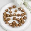 Ding Yi Lua Fria Contas Coloridas Torcidas Acrílico Galvanizado Cor Sólida Contas com Furo Contas Soltas Acessórios para Pulseira DIY