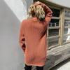 Suéter largo de color sólido transfronterizo para mujer, otoño e invierno 2023, de Amazon Independent Station, para mujer europea y americana