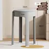 Banco de Plástico para Uso Doméstico, Empilhável, Banco Alto Espessado, Banco Redondo de Plástico Acolchoado Macio, Cadeira Alta Simples para Mesa de Jantar de Reserva