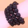 Nuevo brazalete de ágata negro imitación de 6 mm para mujer Pulsera Tienda de oro actividades Taobao venderá joyería de regalo pequeña al por mayor