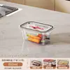 Caja de Almacenamiento para Refrigerador Doméstico de Plástico Transparente Cocina Sellada Caja de Almacenamiento para Congelador Calentamiento en Microondas Crujiente Venta al por Mayor