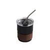 Taza de café de acero inoxidable 304 taza para sorber camping al aire libre taza casual restaurante hotel comercial bebida taza de cerveza