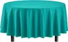 Color Sólido Blanco Negro Redondo Tela Restaurante Conferencia Evento Fiesta Desechable Mantel Redondo Cuadros Personalizable Mesa de Comedor