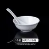 Juego de Vajilla de Cerámica Jingdezhen Estilo Chino Sencillo Juego de Plato y Tazón de Porcelana de Hueso Tazones y Platos para el Hogar