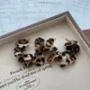 ¡Hace que la cara se vea más pequeña! Pendientes de Borlas Florales con Estampado de Leopardo para Mujer, Pendientes Exagerados con Estilo, Diseño de Nicho, Pendientes de Alta Gama